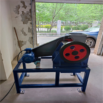 Low Consumption 300kg/H Lab Jaw Crusher Compact Negative Suspension